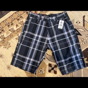 South Pole black and white shorts